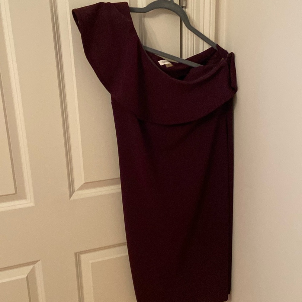 Calvin Klein One Shoulder Dress
